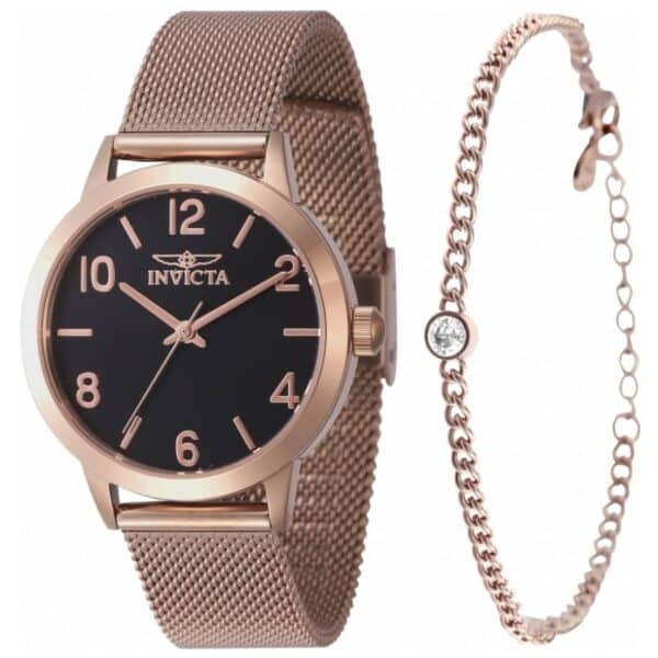 Invicta INV47276 Women’s Wildflower Rose-Gold Mesh Bracelet Watch