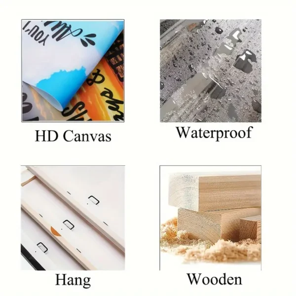 3pcs, Wrapped Canvas - Image 2