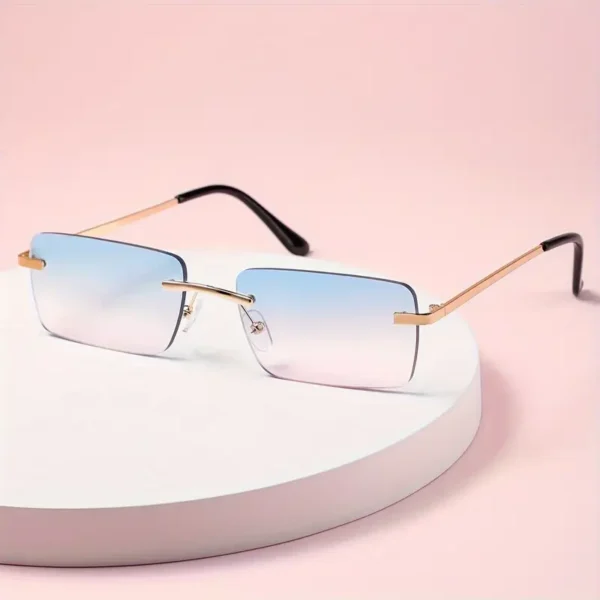 Frameless Rectangles Glasses - Image 2