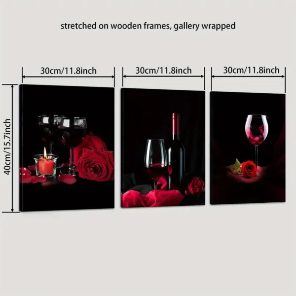 3pcs, Wrapped Canvas - Image 6