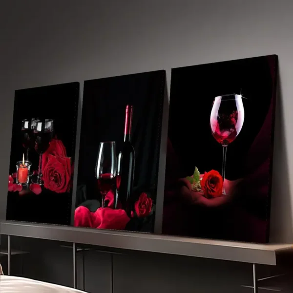 3pcs, Wrapped Canvas - Image 4