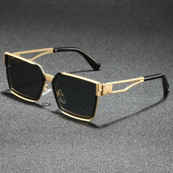 Men's Retro Half-Frame Square - Image 2