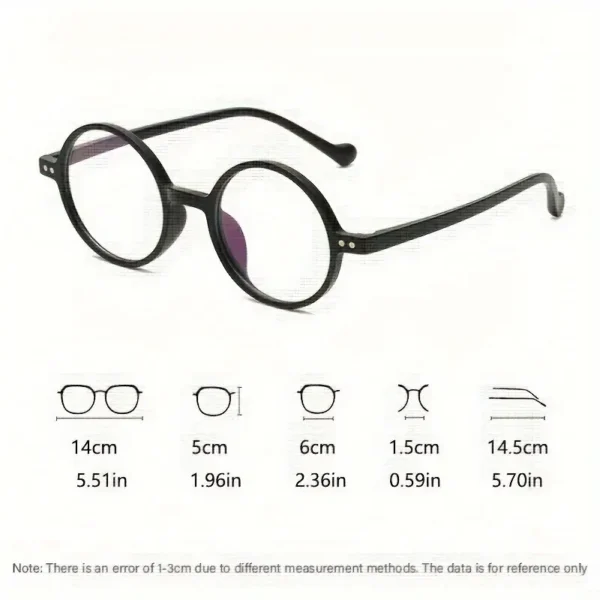 Retro Round Glasses - Image 3