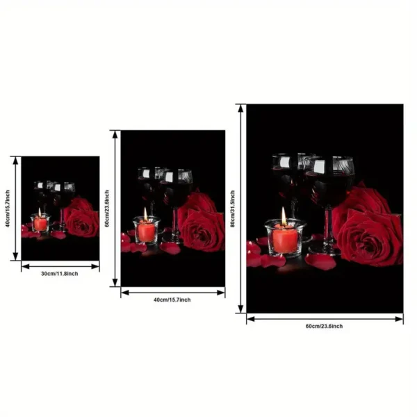 3pcs, Wrapped Canvas - Image 3